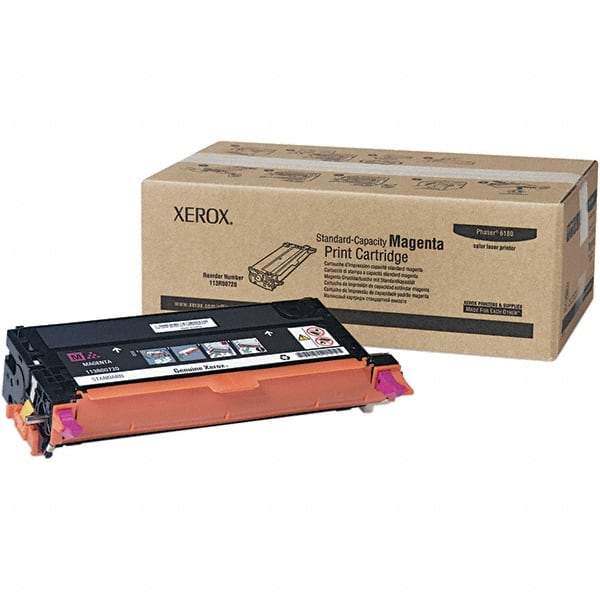 Xerox - Magenta Toner Cartridge - Use with Xerox Phaser 6180 - Strong Tooling