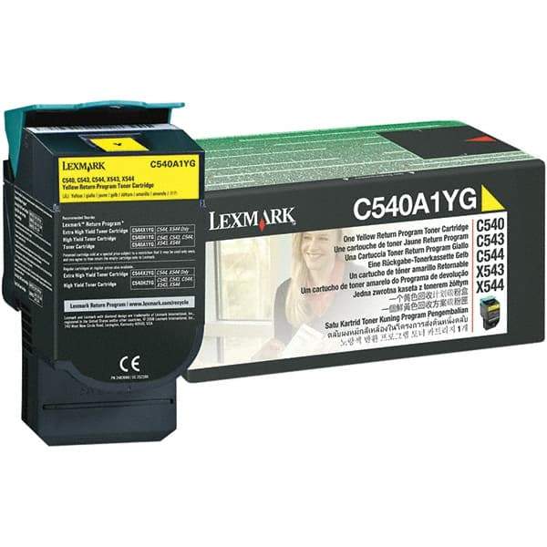 Lexmark - Yellow Toner Cartridge - Use with Lexmark C540n, C543dn, C544dn, C544dtn, C544dw, C544n, C546dtn, X543dn, X544dn, X544dtn, X544dw, X544n, X546dtn - Strong Tooling