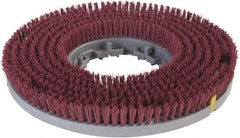 Carlisle - Rotary Brush - 19" Machine, 1-1/2" Trim Length, Red Pad, Nylon - Strong Tooling