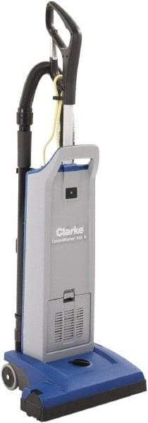 Clarke - Single Motor Upright Vacuum Cleaner - 14-1/2" Cleaning Width, 9" Amps, Ergonomic Handle - Strong Tooling