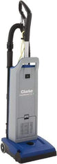 Clarke - Single Motor Upright Vacuum Cleaner - 11-1/2" Cleaning Width, 9" Amps, Ergonomic Handle - Strong Tooling