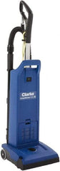 Clarke - Dual Motor Upright Vacuum Cleaner - 11-1/2" Cleaning Width, 9" Amps, Ergonomic Handle - Strong Tooling