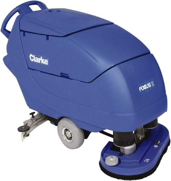 Clarke - 26" Cleaning Width, Battery Powered Floor Scrubber - 0.75 hp, 200 RPM, 23 Gal Tank Capacity - Strong Tooling