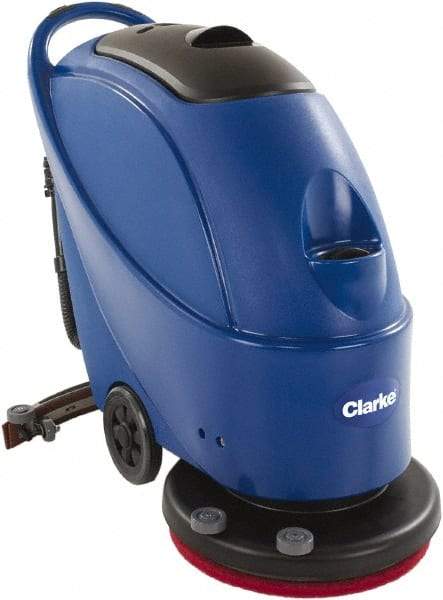 Clarke - 20" Cleaning Width, Battery Powered Floor Scrubber - 0.75 hp, 160 RPM, 10.5 Gal Tank Capacity - Strong Tooling