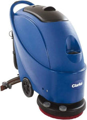 Clarke - 17" Cleaning Width, Electric Floor Scrubber - 1 hp, 150 RPM, 13.2 Gal Tank Capacity - Strong Tooling