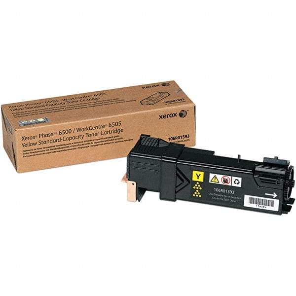 Xerox - Yellow Toner Cartridge - Use with Xerox Phaser 6500, WorkCentre 6505 - Strong Tooling