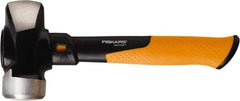 Fiskars - 3 Lb Head, 11" Long Sledge Hammer - Steel Head, Steel Handle with Grip - Strong Tooling