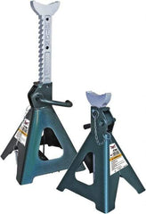 Safeguard - 12,000 Lb Capacity Jack Stand - 15-3/4 to 24-3/8" High - Strong Tooling