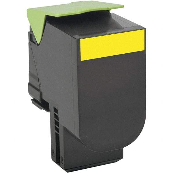 Lexmark - Yellow Toner Cartridge - Use with Lexmark CX410E, CX310N, CX510DE, CX410DE, CX510DHE, CX510DTHE, CX410DTE, CX310DN - Strong Tooling