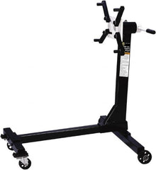 Omega Lift Equipment - 750 Lb Capacity Engine Repair Stand - 36-3/4 to 36-3/4" High, 31-1/2" Chassis Width x 31-1/2" Chassis Length - Strong Tooling