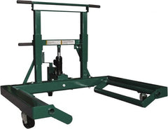 Safeguard - 3 Wheel, 1,500 Lb Capacity, Easy Roller - 23.62 to 60" Cast Iron Wheels - Strong Tooling