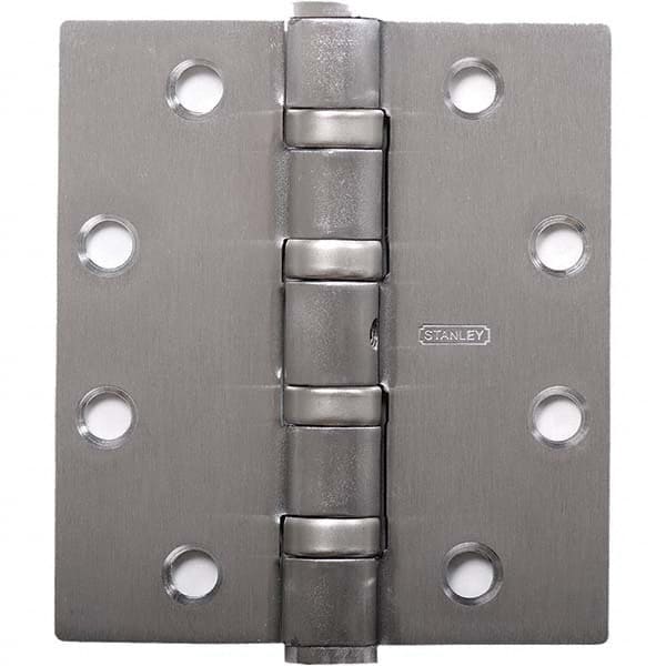 Stanley - 4-1/2" Long x 4-1/2" Wide Grade 1 Bronze Full Mortise Ball Bearing Commercial Hinge - Strong Tooling