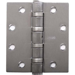 Stanley - 4-1/2" Long x 4-1/2" Wide Grade 1 Bronze Full Mortise Ball Bearing Commercial Hinge - Strong Tooling