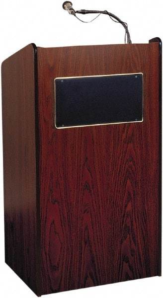 Oklahoma Sound - Wood Full Floor Lectern - 20" Deep x 25" Wide x 46" High - Strong Tooling