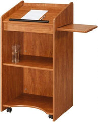 Oklahoma Sound - Wood Full Floor Lectern - 20" Deep x 25" Wide x 46" High - Strong Tooling