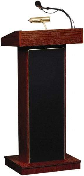 Oklahoma Sound - Wood Full Floor Lectern - 17" Deep x 22" Wide x 46" High - Strong Tooling