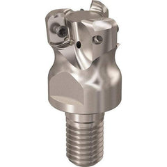 Seco - R217.21.RE 12mm Threaded Shank Milling Tip Insert Holder & Shank - 1.181102" Projection, 1" Neck Diam, M12 Neck Thread, 25mm Nose Diam, 30mm OAL, Tool Steel Tool Holder - Strong Tooling