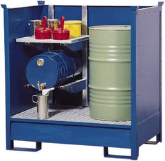 Denios - Mobile Spill Containment Type: Transport Pallet w/Side Walls Number of Drums: 2 - Strong Tooling