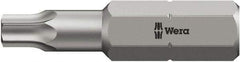 Wera - 5/16" Drive T20 Torx Screwdriver Bit - 4" OAL, Insert Bit - Strong Tooling