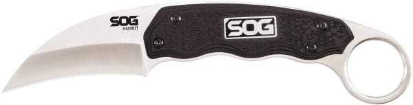 SOG Specialty Knives - 2-37/64" Long Blade, 7Cr17MoV Stainless Steel, Sheepsfoot, Fixed Blade Knife - 7.3" OAL, Glass-Reinforced Nylon Handle - Strong Tooling