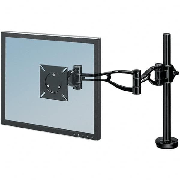 FELLOWES - Black Monitor Arm - Use with Monitor - Strong Tooling