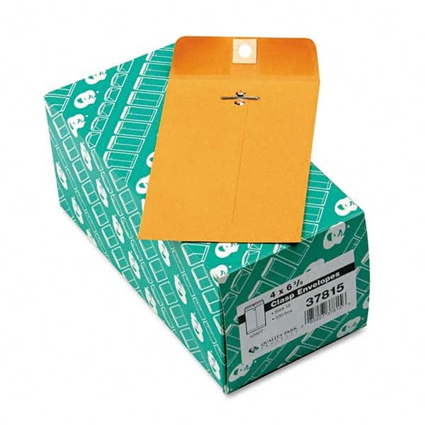 Quality Park - Mailers, Sheets & Envelopes Type: Clasp Envelope Style: Clasp w/Gummed Flap - Strong Tooling