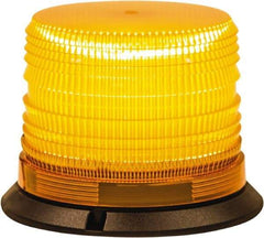 Buyers Products - 8 Flash Rate, 1" Pipe & 3-Bolt Mount Emergency Strobe Light Assembly - Powered by 12 to 24 Volts, Amber - Strong Tooling