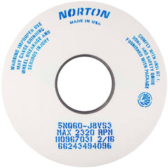 Norton - Tool & Cutter Grinding Wheels Wheel Type: Type 1 Wheel Diameter (Inch): 14 - Strong Tooling