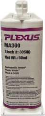 Plexus - 50 mL Cartridge Two Part Adhesive - 3 to 6 min Working Time, 60°F - Strong Tooling