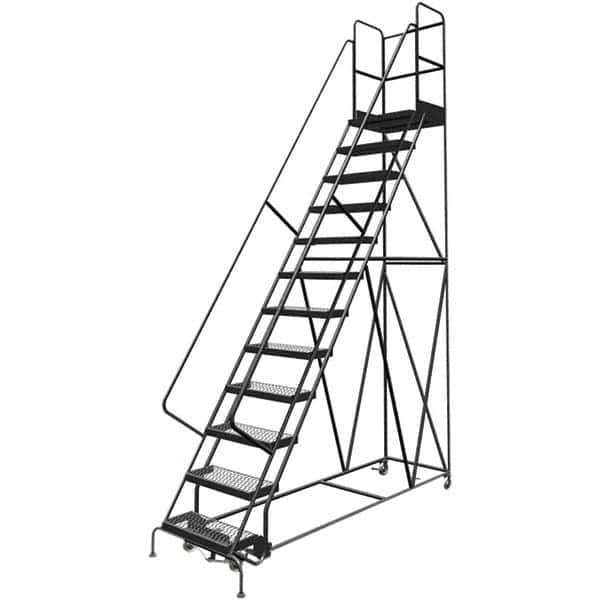 TRI-ARC - Rolling & Wall Mounted Ladders & Platforms Type: Rolling Warehouse Ladder Style: Rolling Platform Ladder - Strong Tooling