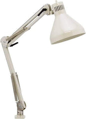 O.C. White - 43 Inch, Spring Suspension, Clamp on, LED, Shadow White, General Purpose Task Light - 250 Watt, 120 Volt, Nonmagnifying - Strong Tooling