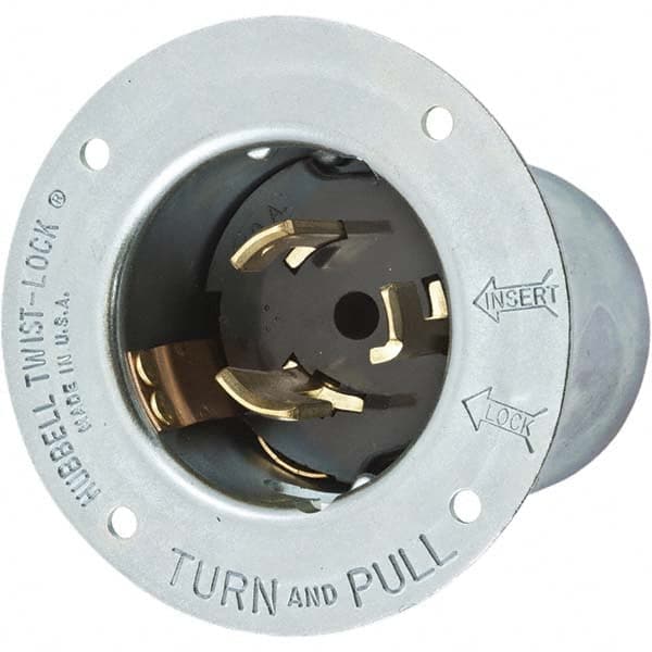 Hubbell Wiring Device-Kellems - 480V 50A NonNEMA Industrial Twist Lock Inlet - Strong Tooling