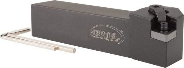 Hertel - MCLN, Right Hand Cut, 1-1/4" Shank Height x 1-1/4" Shank Width, Negative Rake Indexable Turning Toolholder - 6" OAL, CN..643 Insert Compatibility, Series Multi-Option - Strong Tooling