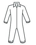 Micropourus Coverall w/ Zipper Front, Collar, Elastic Wrists & Ankles X-Large - Strong Tooling