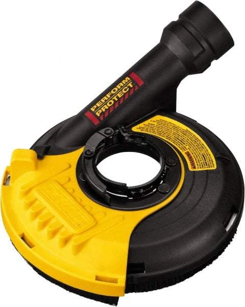 DeWALT - 5" Diam Grinder Dust Shroud - For Use with Dewalt 4 to 5" Grinders - Strong Tooling