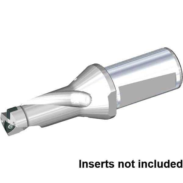 Kennametal - 1-1/2" Max Drill Depth, 2xD, 3/4" Diam, Indexable Insert Drill - 2 Inserts, 32mm Shank Diam, Whistle Notch Shank - Strong Tooling