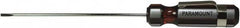 Paramount - 165mm OAL Standard Slotted Screwdriver - 100mm Blade Length, Round Shank, Acetate Handle - Strong Tooling