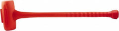 Paramount - 128 oz Head 2-3/4" Face Diam Polyurethane Soft Face Dead Blow Sledge Hammer - Strong Tooling