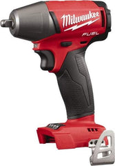 Milwaukee Tool - 3/8" Drive 18 Volt Pistol Grip Cordless Impact Wrench & Ratchet - 0 to 2,500 RPM, 0 to 3,200 BPM, 210 Ft/Lb Torque, Lithium-Ion Batteries Not Included - Strong Tooling