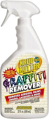 Krud Kutter - 22 oz Spray Bottle Graffiti/Vandal Mark Remover - VOC Content g/L 614, Removes Graffiti - Strong Tooling