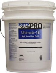 Scot's Tuff - 5 Gal Pail Finish - Use on Vinyl, Vinyl Asbestos, Asphalt, Linoleum, Terrazzo, Quarry Tile, Marble, Cork - Strong Tooling