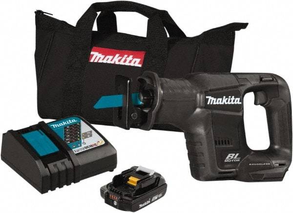 Makita - 18V, 3,000 SPM, Cordless Reciprocating Saw - 13/16" Stroke Length, Lithium-Ion Batteries Included - Strong Tooling