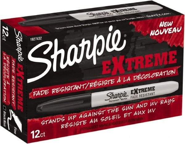 Sharpie - Black Permanent Marker - Fine Felt Tip, AP Nontoxic Ink - Strong Tooling