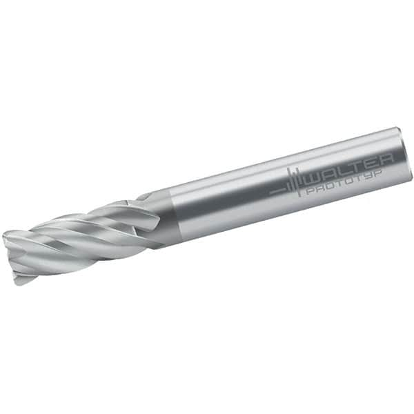 Walter-Prototyp - 20mm, 4 Flute, Single End, Solid Carbide, 1mm Corner Radius End Mill - 104mm OAL, Right Hand Flute, 38mm LOC, Right Hand Cut - Strong Tooling