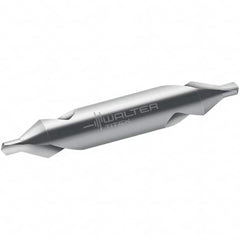 Walter-Titex - Metric Plain Cut 60° Incl Angle High Speed Steel Combo Drill & Countersink - Strong Tooling