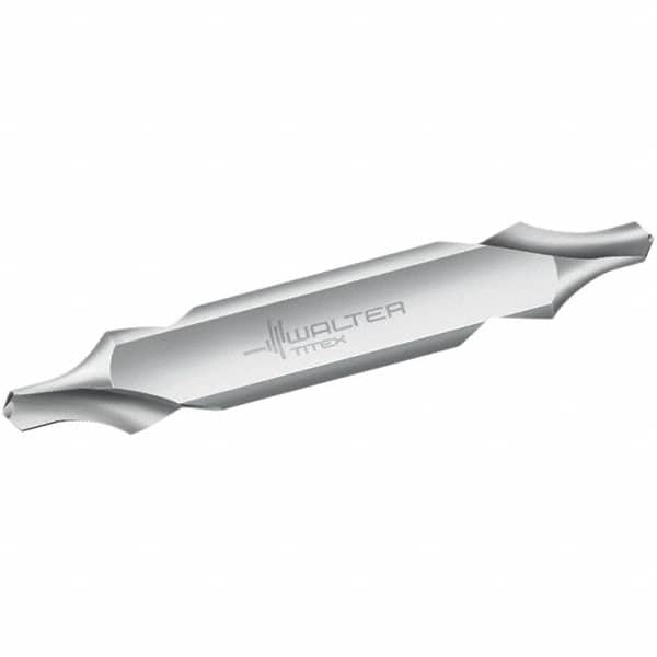 Walter-Titex - Metric Radius Cut 60° Incl Angle High Speed Steel Combo Drill & Countersink - Strong Tooling