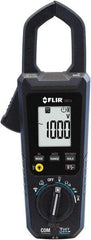 FLIR - CM74, CAT IV, Digital True RMS Auto Ranging Clamp Meter with 1.38" Clamp On Jaws - 1000 VAC/VDC, 600 AC/DC Amps, Measures Voltage, Capacitance, Current, Frequency, Resistance - Strong Tooling