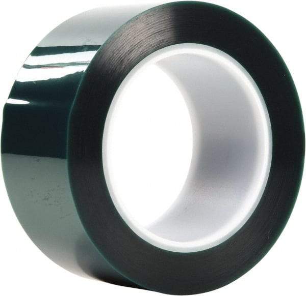 3M - 3" Wide x 72 Yd Long Green Polyester Film Masking Tape - Series 8992, 3.2 mil Thick - Strong Tooling