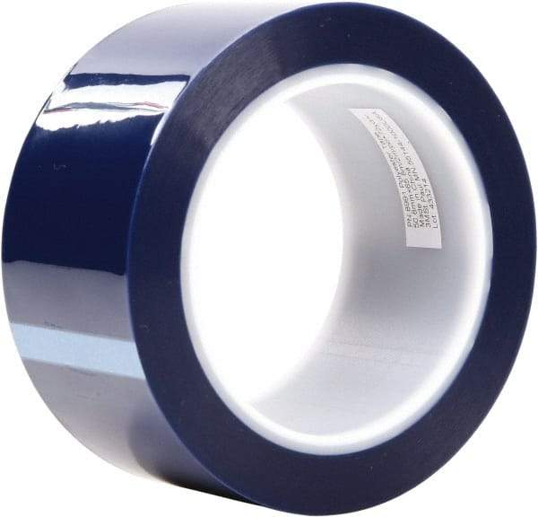 3M - 3" Wide x 72 Yd Long Blue Polyester Film Masking Tape - Series 8991, 2.4 mil Thick - Strong Tooling