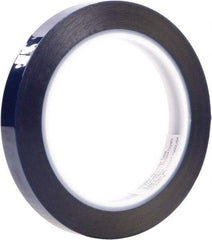 3M - 3/4" Wide x 72 Yd Long Blue Polyester Film Masking Tape - Series 8991, 2.4 mil Thick - Strong Tooling